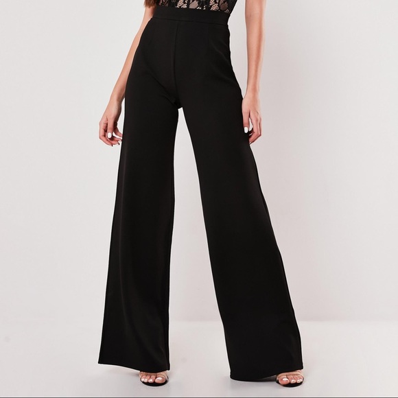 Missguided Pants - Misguided Wide Leg Trousers
